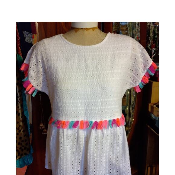Savanna Jane size S blouse great trim, lined to waist - Picture 1 of 5